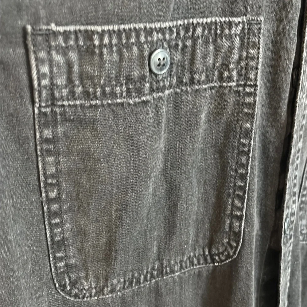 GAP Black Casual Button Down Shirt - Picture 5 of 6